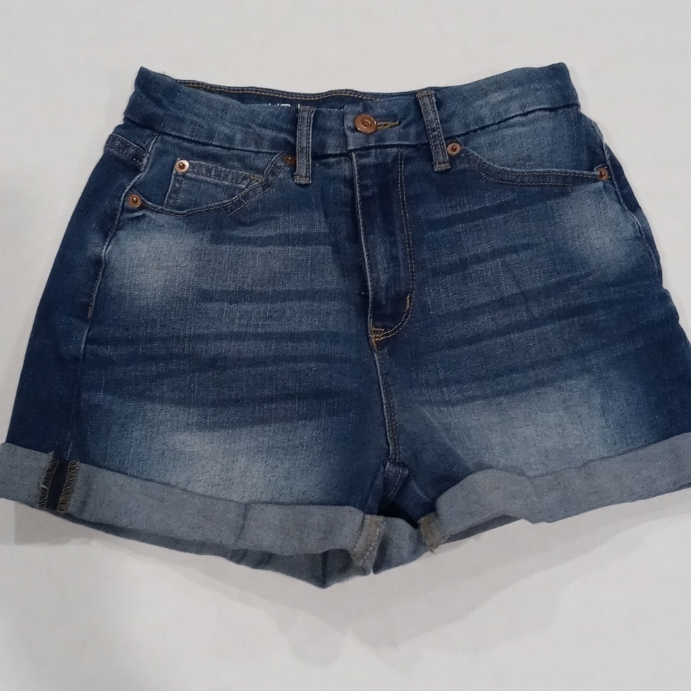 No Boundaries cotton blend blue jean shorts size 5
